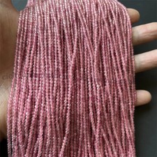 Wholesale Natural Strawberry Quartz Crystal 3mm Round Loose Beads Jewelry Making