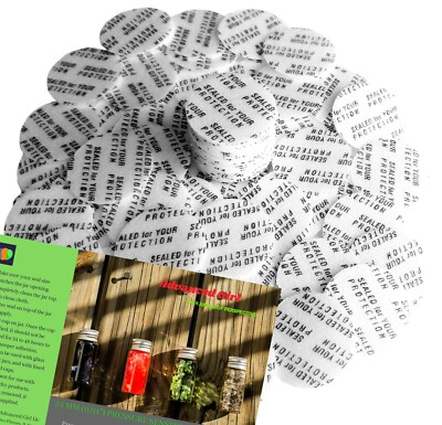 #ad 24mm 0.94quot; Pressure Sensitive Seal Liners MadeinUSA No Induction Sealer Needed $8.95