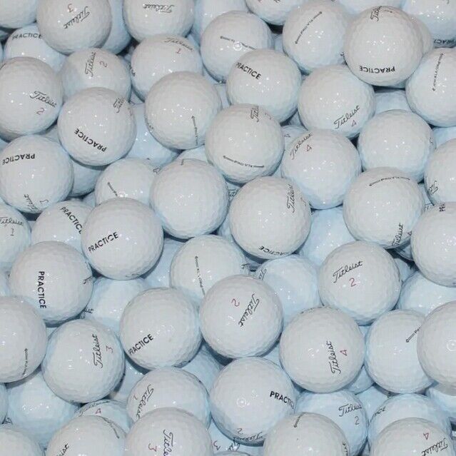 50 Brand New V1x Black Lettering Practice Golf Balls - BULK