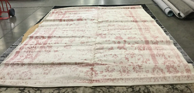 IVORY / ROSE 10' X 14' Stained Rug, Reduced Price 1172660433 ADR109H-10