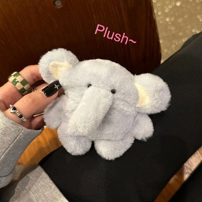 Kompaktes Plüsch Elefant Case für AirPods Pro 1/2/3/4 Reisefreundliches Design