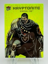 Fleer Ultra Superman GENERAL ZOD Green Kryptonite SSP Insert #K-5