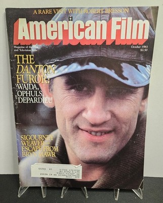 American Film Magazine The Danton Furor Wajda Ophuls Gerard Depardieu - Oct 1983