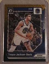 2024-25 Donruss Optic Base Choice Black Gold Prizm #210 Trayce Jackson-Davis 2/8
