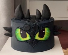 Edible Icing Pair Of Eyes 3” Each Pre Cut Toothless How To Train Your Dragon
