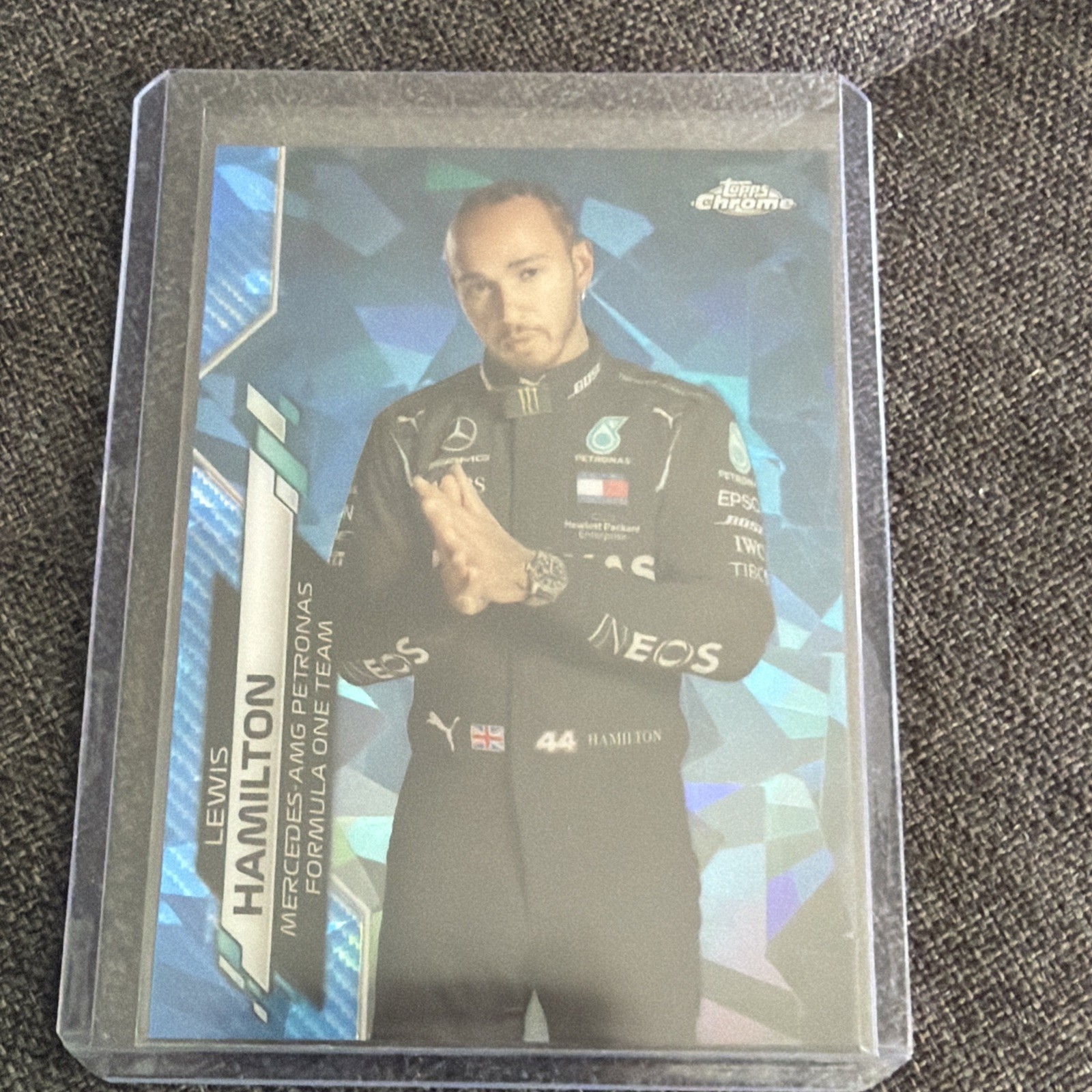 2020 Topps Chrome Sapphire Edition Formula 1 - F1 Racers Lewis Hamilton #1 (RC)