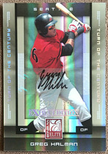 2008 Elite Extra Edition Turn of the Century Autograph /429 Greg Halman RC #39