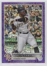 2022 Topps Chrome Purple Speckle Refractor 137/299 Rodolfo Castro #7 02q1