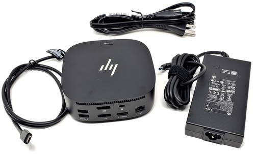 HP HSN-IX02 G5 USB-C Universal Docking Station w/ AC adapter