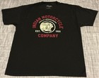 Indian Motorcycle Co. Scottsdale T shirt Mens Black Short Sleeve Cotton Large