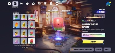 SEVEN GUMMY SPRITES  - EXTREMELY RARE - BUNDLE OF SEVEN