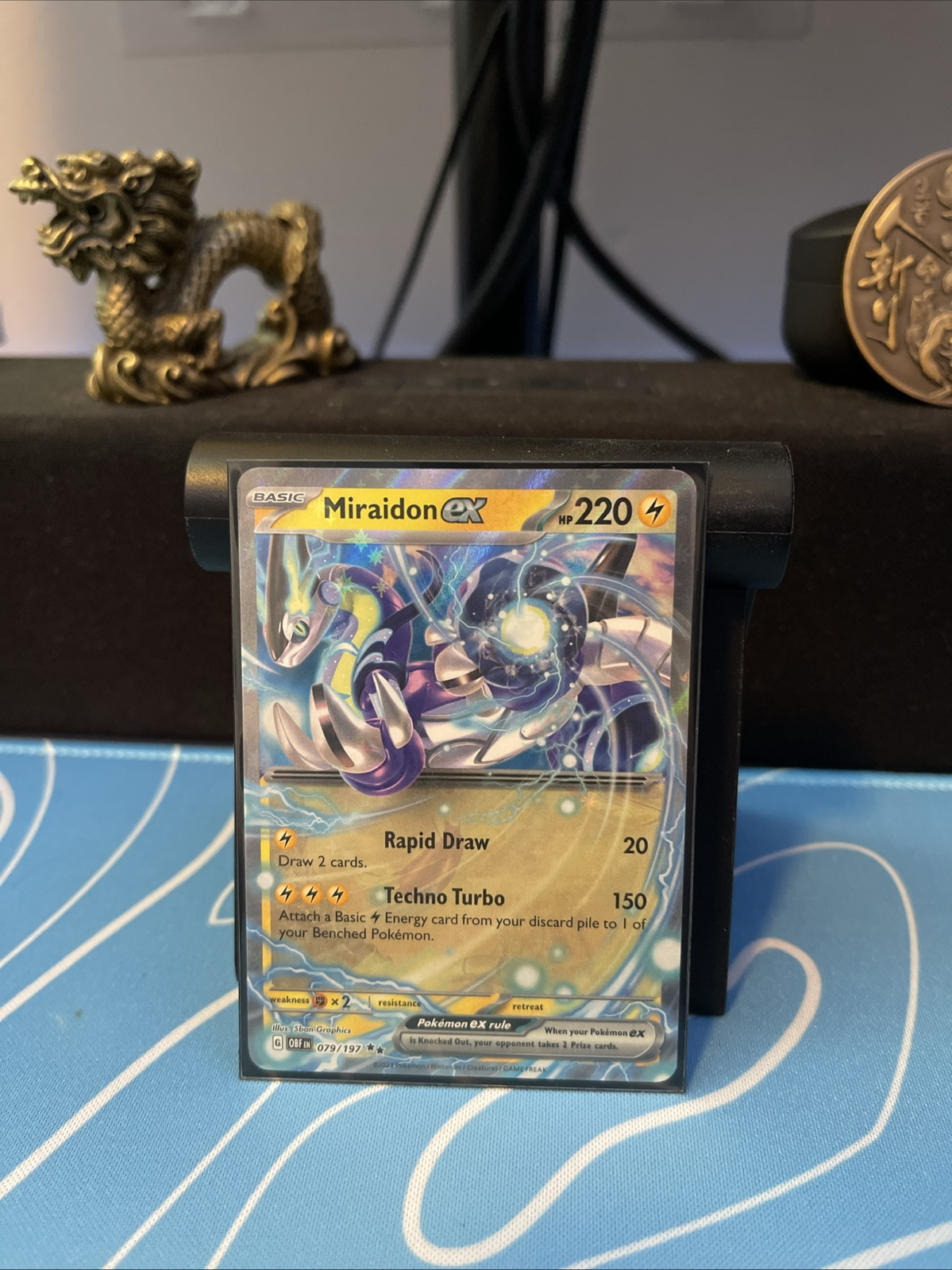 Miraidon EX 79/197 Holo, Scarlet & Violet Obsidian Flames, Double Rare
