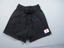 Air Jordan Shorts Mens Small Black Sweats Fleece Basketball Nike Standard Fit
