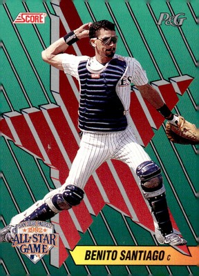 1992 Score Procter & Gamble #10 Benito Santiago