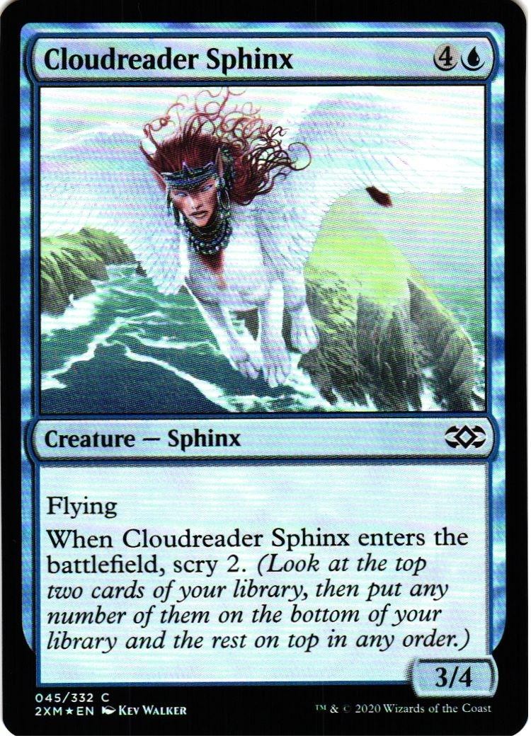 Cloudreader Sphinx 45 C Double Masters NM Foil MTG