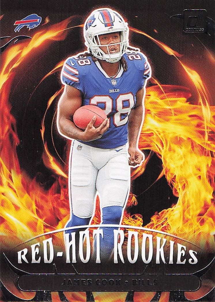 2022 Donruss #RHR-6 James Cook Red Hot Rookies