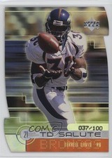 1999 Upper Deck 21-TD Salute Silver Quantum 37/100 Terrell Davis #TD1 HOF