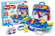 Kids Doctor Play Set Medical Center Toy Kit Carry Case Ages 3+