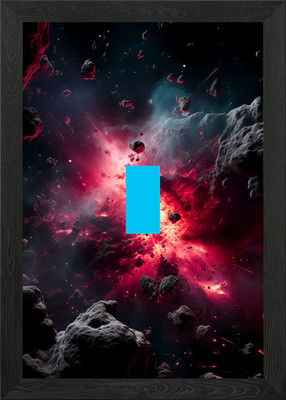 ZIMA BLUE Nemesis gerahmtes Wandbild Poster Leinwanddruck Bild