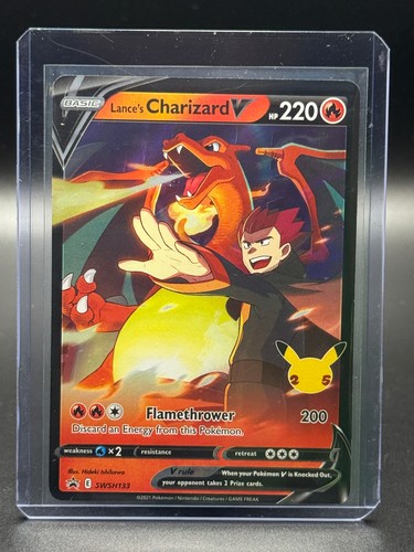 Pokémon TCG  Lance's Charizard V Black Star PromoSWSH133