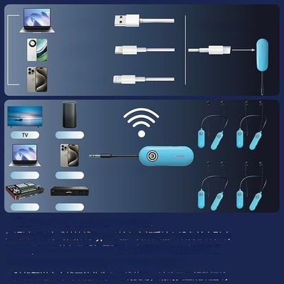 2.4G drahtlose Kopfhörer mit niedriger Latenz für Live-Streaming und Audioübe