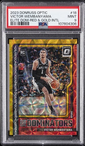 Victor Wembanyama  [Gold] #18 2023 Donruss Optic Elite Dominators card