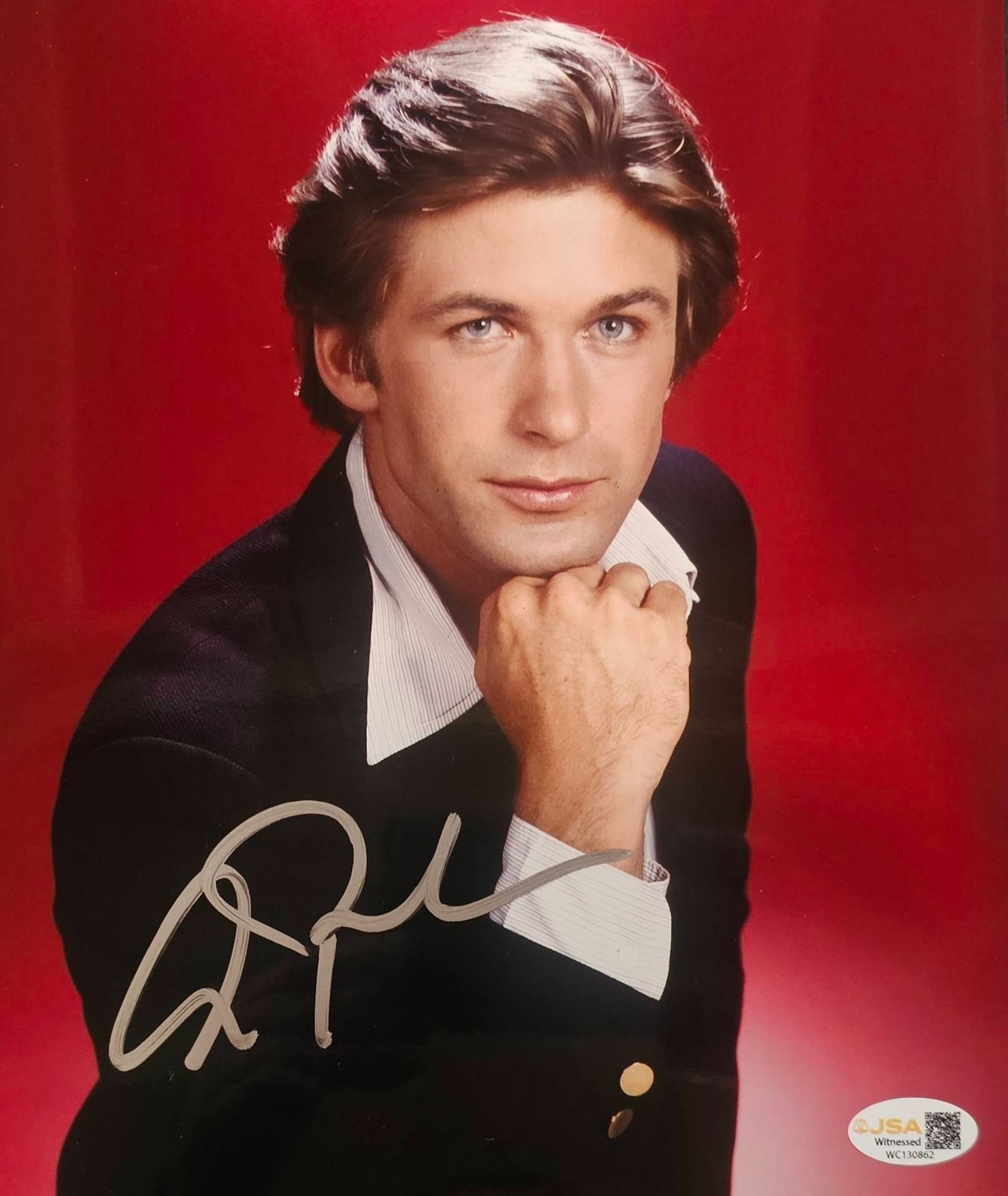 Alec Baldwin Actor Signed/Autographed 8x10 Photo JSA COA BEETLEJUICE METALLIC