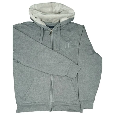 TOMMY HILFIGER M Damen Sweatjacke Hoodie Überganng Jacke kuschelig Kapuze Grau - Bild 1 von 3