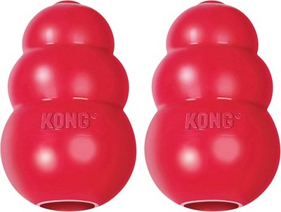 KONG Classic Stuffable Dog Toy - Fetch & Chew Toy for Dogs - Treat-Filling Capab