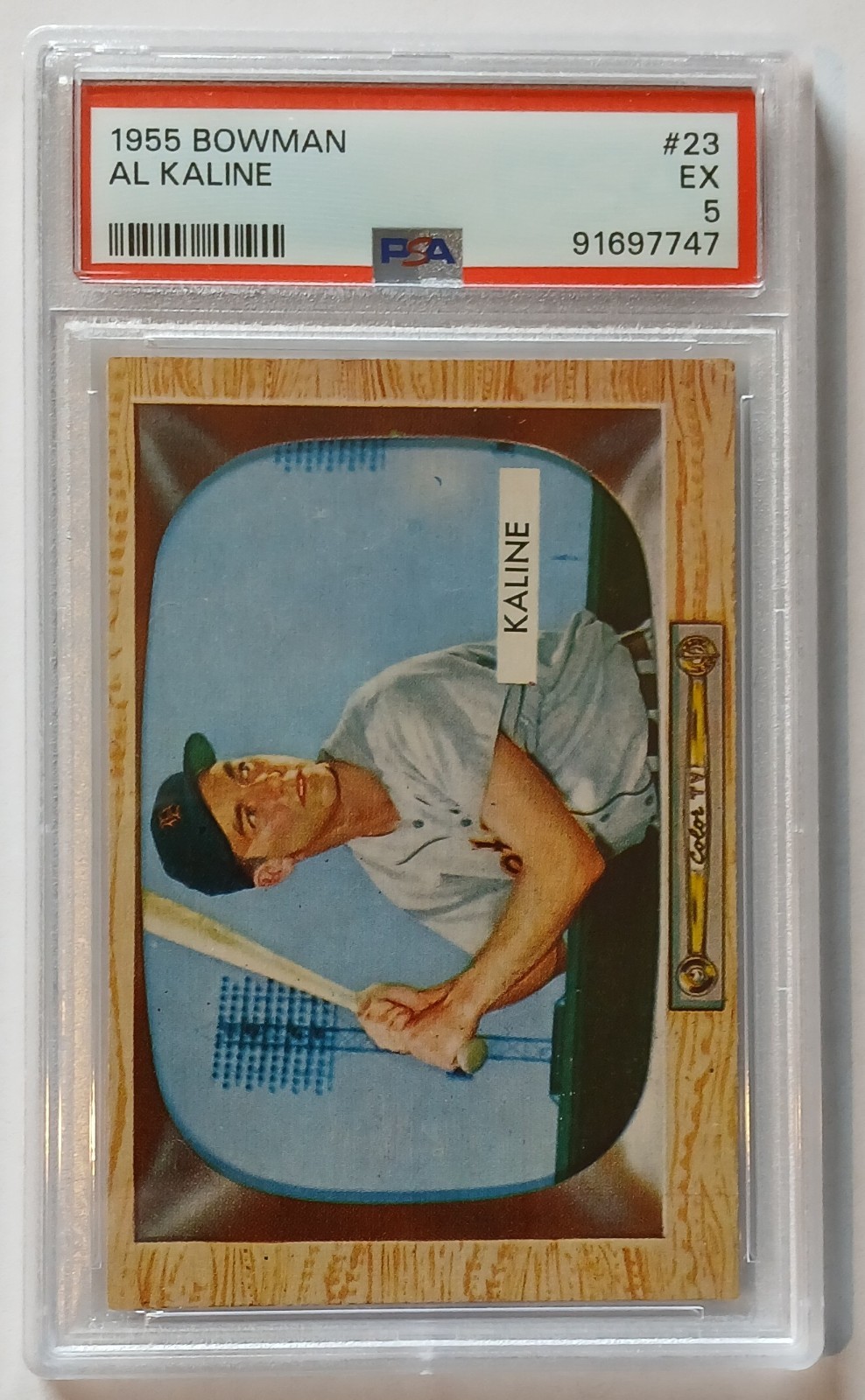 1955 Bowman #23 Al Kaline PSA 5