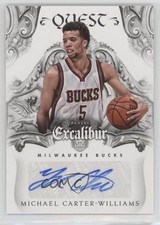 2014-15 Panini Excalibur Quest Signatures Michael Carter-Williams #1 Auto w5b