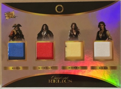 PIECES OF THE PAST PIRATES KIDD/MORGAN/BONNY/READ CLOTH QUAD #700