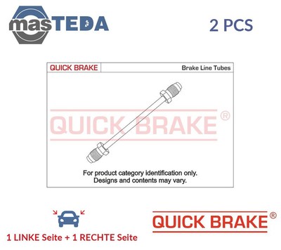 CN-0500B5-B5 BREMSSCHLAUCH BREMSLEITUNG QUICK BRAKE 2PCS NEU OE QUALITÄT
