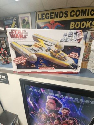 Star Wars The Clone Wars Y-Wing Bomber Proton Bombs & Fold Down Gear