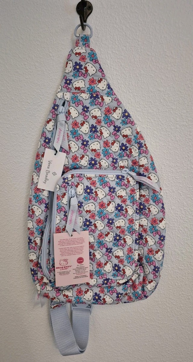NWT Vera Bradley HELLO KITTY BOWS Large Sling Backpack Bag  display picture 1