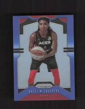 2020 Panini Prizm WNBA #10 Angel McCoughtry Blue #/149