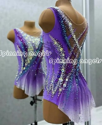 Rhythmic Gymnastics Leotards Artistic Gymnastics Leotards Jeweled purple