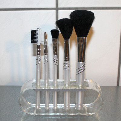 5-tlg. Set Make up Pinsel Kosmetikpinsel Schminken mit Pinselhalter Organizer