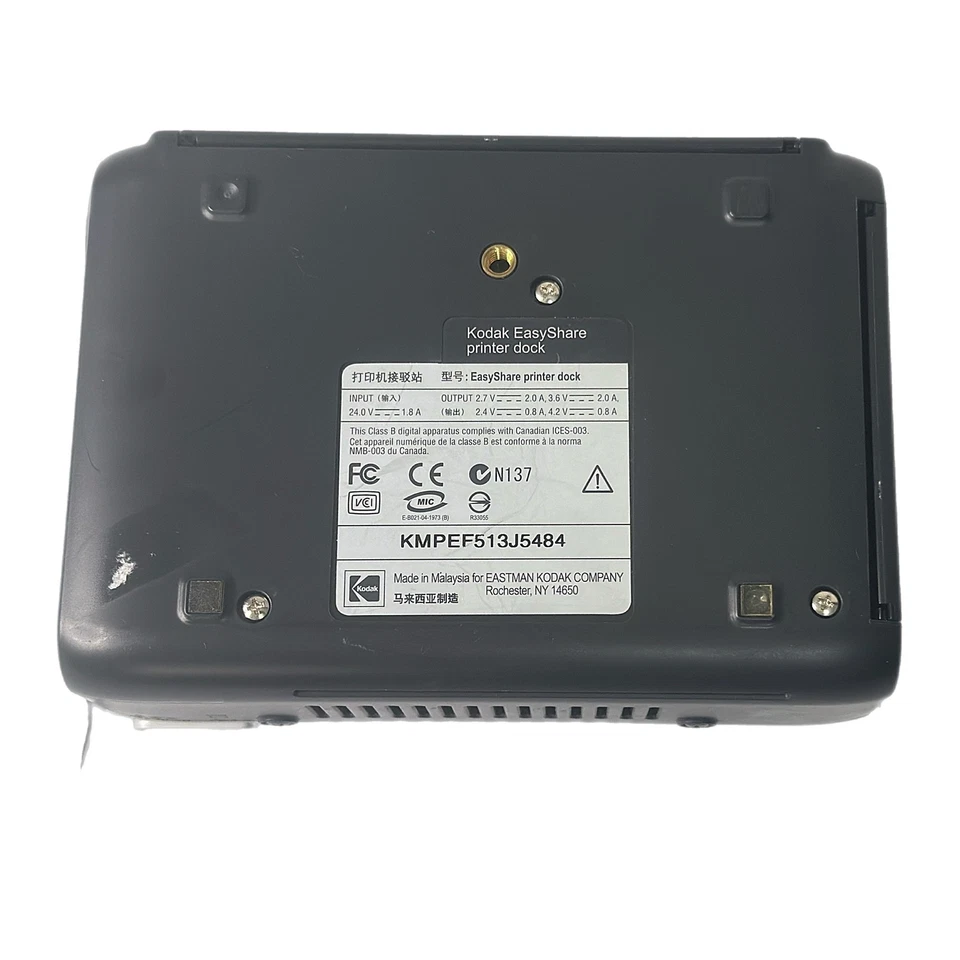 Kodak EasyShare Printer Dock Photo Printer – Tested Working + PSU & USB Cable - Image 3 of 4