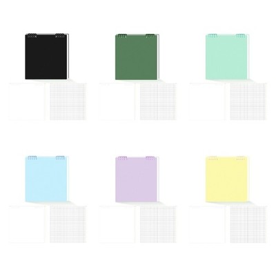 Binder Notebook Refillable 10 Hole Pre-Punched Binder Journal Notebook 120 Pages