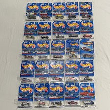 VTG 25 Hot Wheels Lot 24 - 1997 1998 1999 Blue Card Sealed Diecast Cars 1-2009