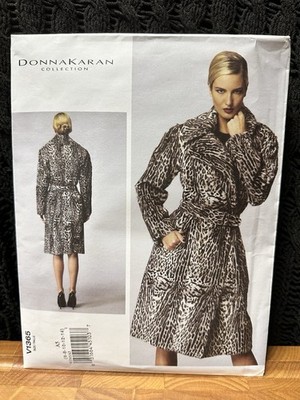Vogue Patterns Donna Karan Collection V1365 Luxe COAT  Sizes 6-14 - UNCUT & FF