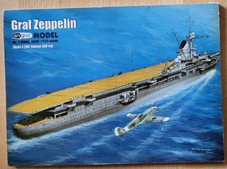 Flugzeugträger Graf Zeppelin Angraf Model Nr. 1/2008 1:200 Kartonmodell
