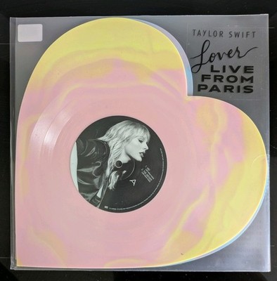 Taylor Swift Lover Live From Paris Heart Shaped Vinyl NEW SEALED
