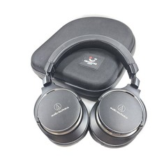 Audio-Technica ATH-MSR7NC - Bluetooth Headphones w/case - Grade A - Black