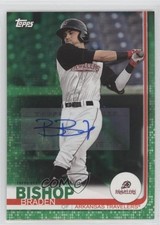 2019 Topps Pro Debut Green Auto 35/99 Braden Bishop #154 Auto 0c6