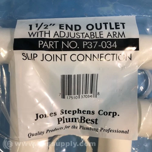 Jones Stephens P37-034 16 in. Slip-Joint End Outlet FNFP - Picture 1 of 8