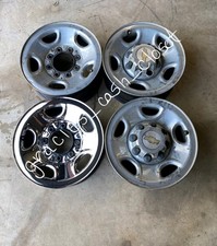 1988-2010 16 X 7 Gm Chevrolet 2500 Van Chrome Steel Wheels Set Of 4 No Nuts