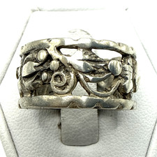 STUNNING .925 Vintage Sterling Silver Estate Ring Size 7