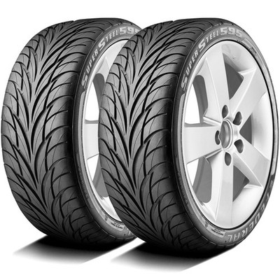 2 Tires Federal Super Steel 595 245/45R18 96W A/S Performance